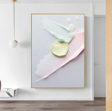  Palette Tableau - couleurs Drop abstrait 02 par Couteau à palette art mural minimalisme